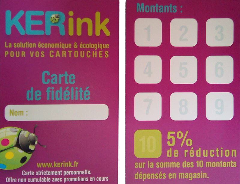 Carte Fidélité KERink Rennes