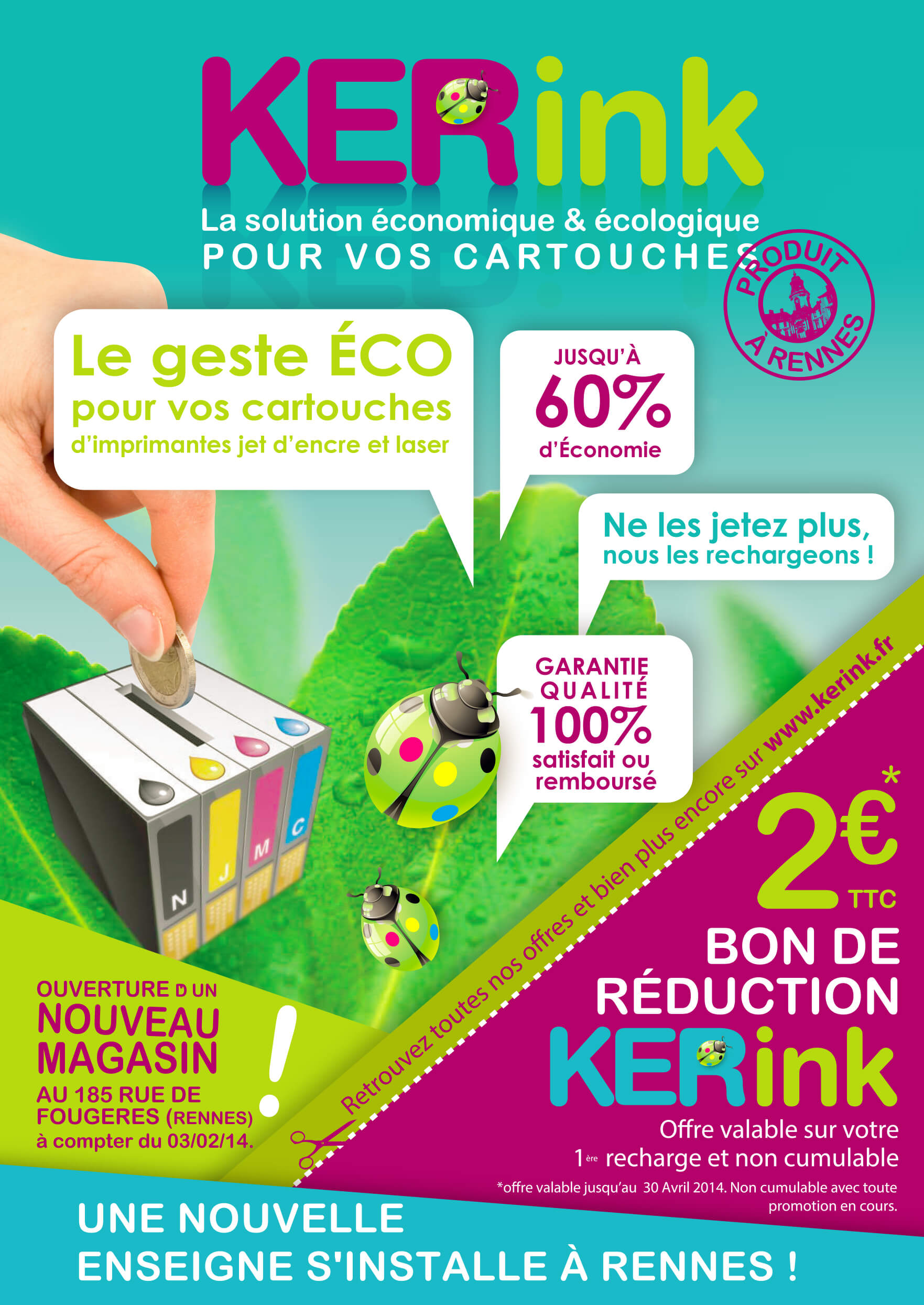 Bon de 2 Euros à imprimer et a présenter en magasin.
