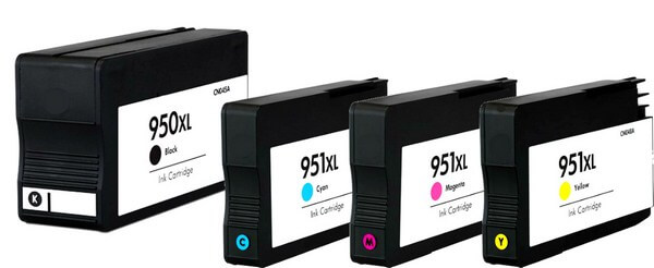 Cartouches D'encre Compatibles HP 950/951 XL - Pour Imprimante HP OfficeJet Pro 8615 - Neuves